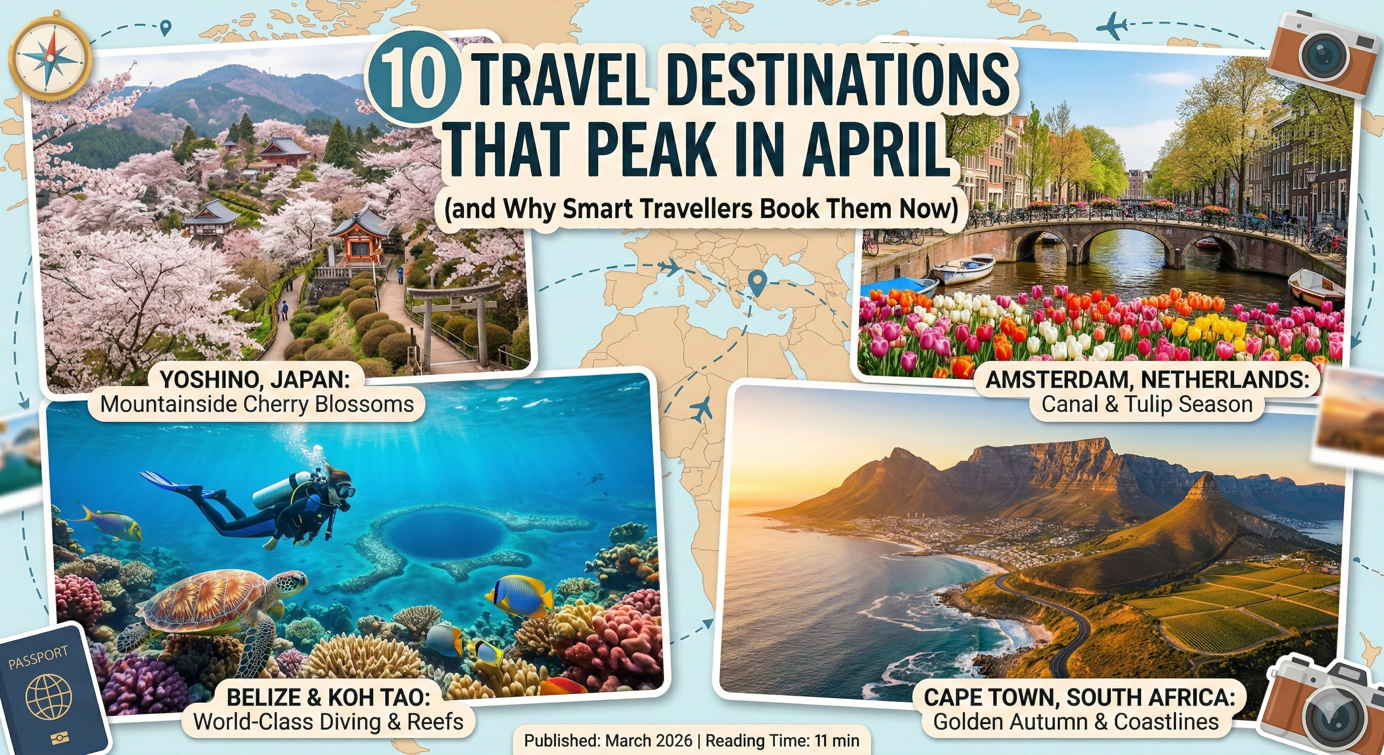 10 Destinations That Peak in April (and Why Smart Travellers Book Them Now)